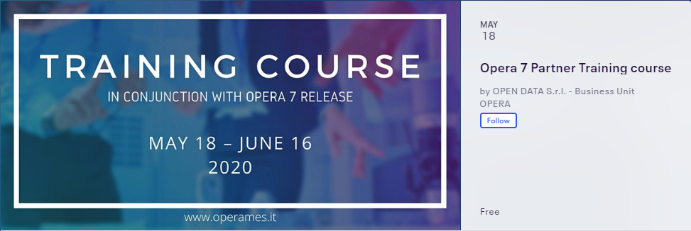 opera course 2020