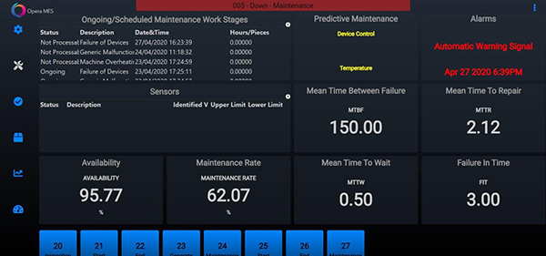 manufacturing execution system opera 7 module maintenance